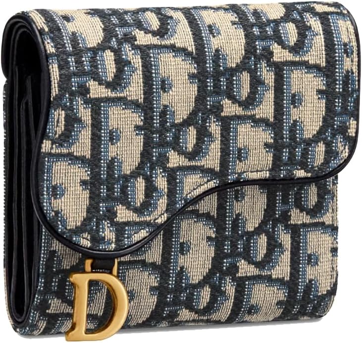 Dior 三つ折財布 ロータスウォレット 水色 完売前に♡LADY DIOR ロータスウォレット (Dior/折りたたみ財布
