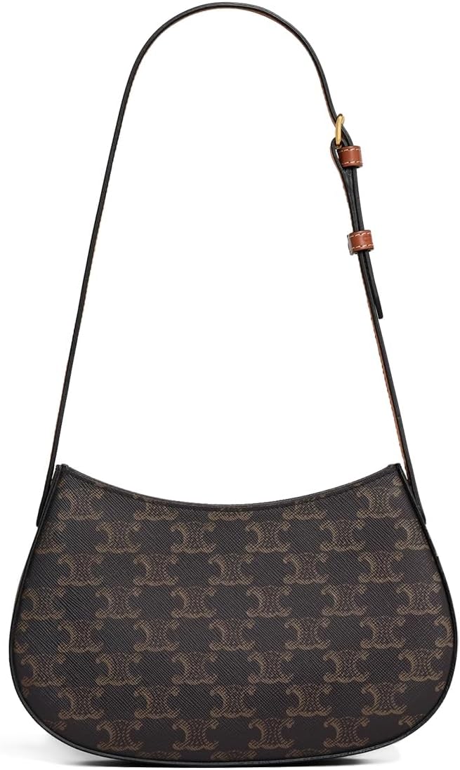 トリオンフキャンバス＆カーフスキン ミディアムティリーバッグ CELINE トリオンフキャンバス ミディアム ティリーBAG☆関税込み